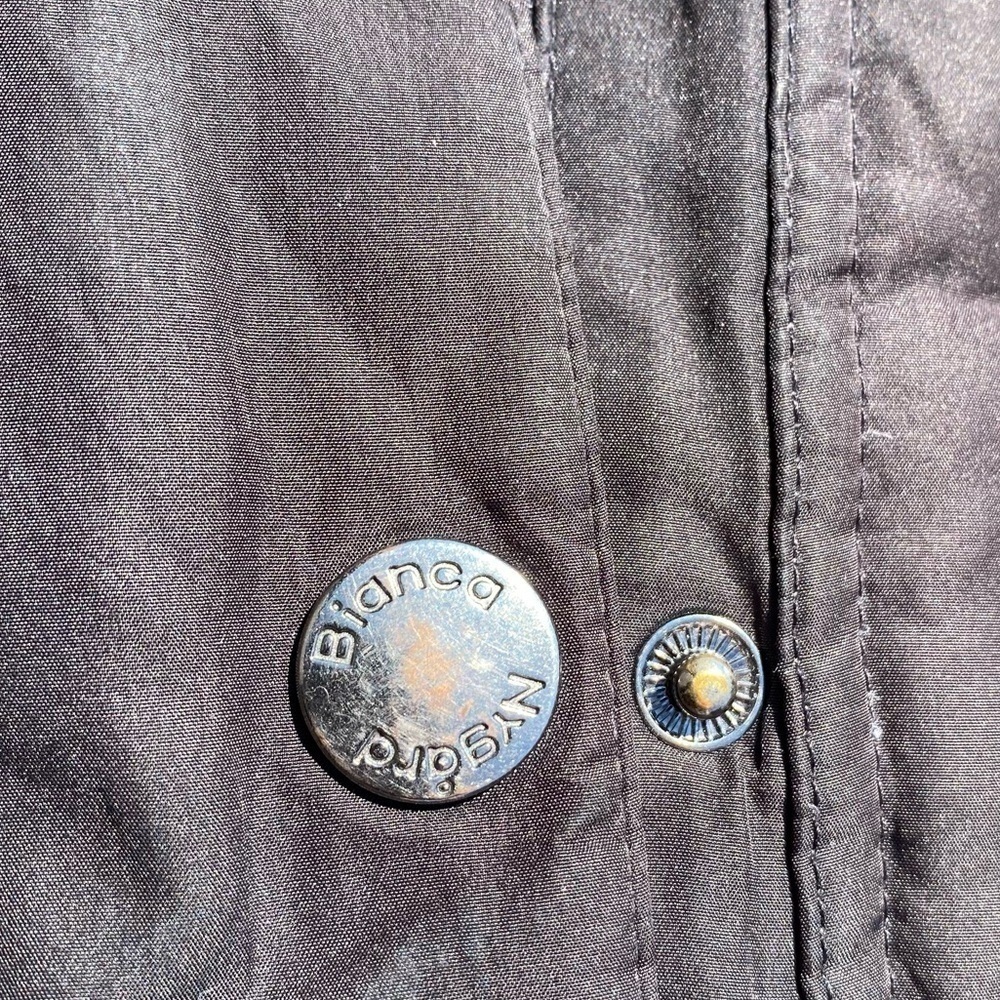 Bianca Nygard Down Puffer Parka Black size women’s Medium - Picture 2 of 10